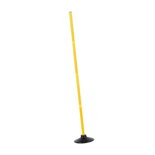 Soccer Training Marker Pole Set Football Sign Obstacle Cone Agility Rod PVC Rubber Base Suitable for Coaches Athletes Group Training Backyard - size: 2 m