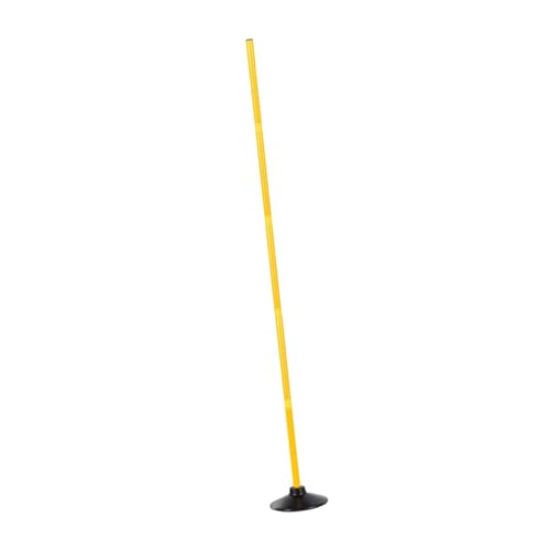Soccer Training Marker Pole Set Football Sign Obstacle Cone Agility Rod PVC Rubber Base Suitable for Coaches Athletes Group Training Backyard - size: 2.5 m