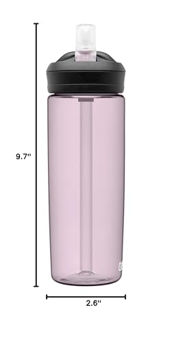 CamelBak Eddy+ Water Bottle with Bite Valve Straw, Leak‑Resistant Easy‑Sip Design for Everyday Hydration, 20oz, Purple Sky - color: Purple Sky, size: 20 Ounces