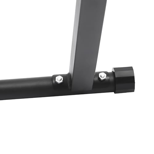 Pull Up Bar Free Standing, Foldable Power Tower Workout Dip Station, Pullup Bar Station for Home Gym Strength Training Equipment, Height Adjustable Pull Up Bar, 440LBS - size: With Handle