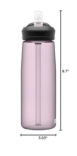 CamelBak Eddy+ Water Bottle with Bite Valve Straw, Leak‑Resistant Easy‑Sip Design for Everyday Hydration, 25oz, Purple Sky - color: Purple Sky, size: 24 Ounces