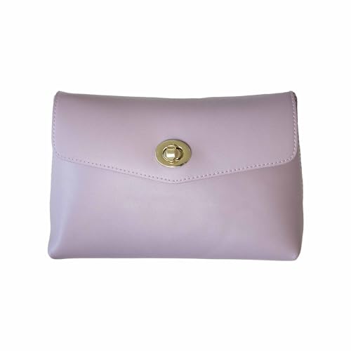 Cosmetic Bag Travel Makeup Pouch Travel Organizer, Zipper Pouch Bags for Women Vegan Leather (No Text, Purple) - color: Purple