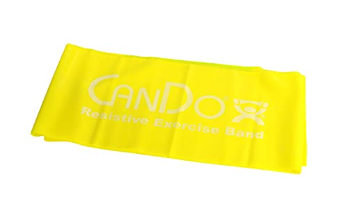 CanDo CanDo Latex-Free Exercise Band, 5-Foot Singles - color: Yellow