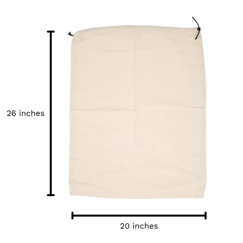 Organic Cotton Dust Proof Storage Bags for Handbags - Large Purse Storage Bags - Dust Bag Cover for Expensive Purses & Handbags - Extra-Large Cotton Drawstring Storage Bags (3 Bags - 26"x20") - size: 3 Extra Large: 26"x20"