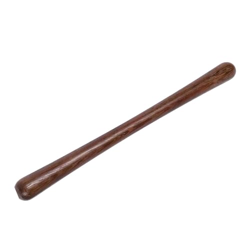 Wooden Stick Massager, Muscle Body Hammer Tool, Handheld Deep Tissue Massage Roller Stick, Full Body Tension Relief Tool, 35cm 13.7in, for Neck Shoulder Back Belly Hip Leg Foot - size: Short style