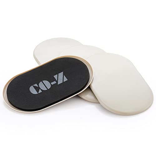 CO-Z Large Furniture Sliders - 4 Pack, 6" x 9 1/2" Oval Reusable Furniture Sliders for Carpet, Heavy-Duty Furniture Gliders Movers for Hardwood Floors, Plastic Moving Pads for Heavy Furniture - size: 9 1/2" Oval-4 Pack