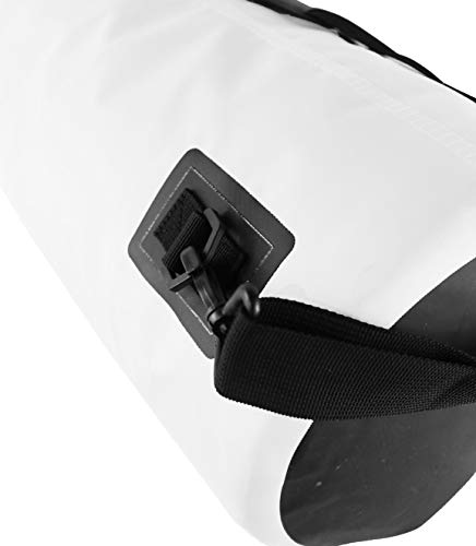 Enthusiast Gear Insulated Dry Bag Floating Cooler – 10L / 15L / 25L Roll Top, Leak Proof, Waterproof, Collapsible, with Padded Shoulder Strap - Perfect for Kayaking Fishing Beach - color: White, size: 10 Liter