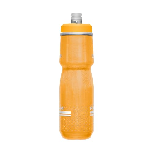 CamelBak Podium Chill Insulated Bike Squeeze Water Bottle, Cold Retention for Cycling, 24oz, Orange - color: Orange