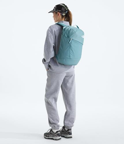 The North Face Women's Isabella 3.0 Backpack | Everyday Travel Bag with 16" Laptop Sleeve, Water-Repellent Finish, Women-Specific Fit, Blue Eclipse Light Heather/TNF White, One Size - color: Blue Eclipse Light Heather/Tnf White