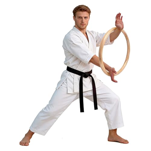 ZooBoo Wing Chun Rattan Rings 2-Pack–9"+11" Traditional Kung Fu Training Rings for Martial Arts Practice, Arm Positioning, Strength Conditioning