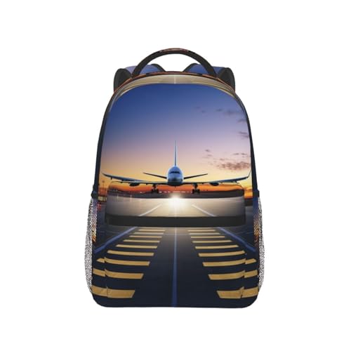Travel Backpack airport Carry on Backpack Lightweight Business 15.6inch Laptop Backpack for Men Women - color: Airport