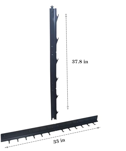 LAT Pull Down Bar Storage Rack Gym Storage Wall Organizer for Lat Pulldown Attachments, Cable Attachments Rack for Gym Accessories, Workout Equipment Storage