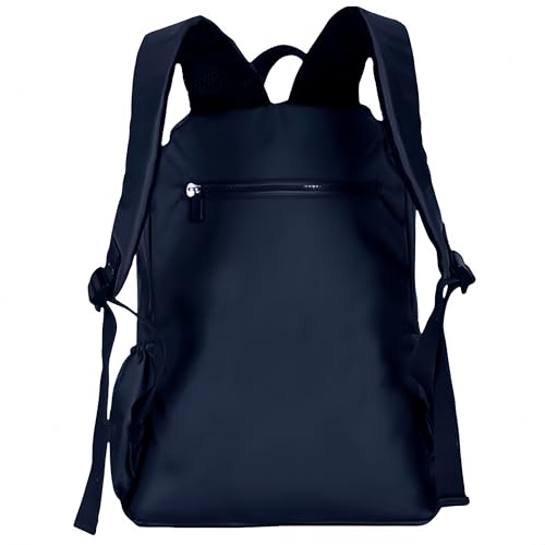 25L Classic Backpack, Polyester, Water Resistant, Multiple Front Zippered Pockets, Padded Back, Adjustable Straps (Blue)