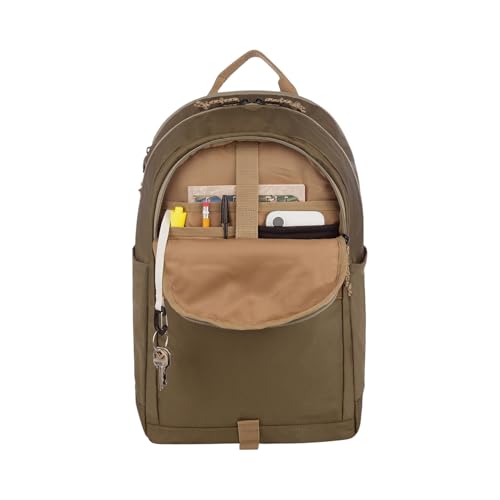 Eddie Bauer University Backpack 26L | Everyday Carry | Work | Travel | Commuter | Padded Laptop Sleeve | Stretch Bottle Pockets | Lightweight | Durable - Adler Green - color: University - Adler Green, size: 26L