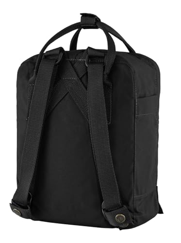 Fjällräven Kanken Mini Backpack - Compact Everyday Carry, Durable Vinylon Fabric - Travel - color: Black