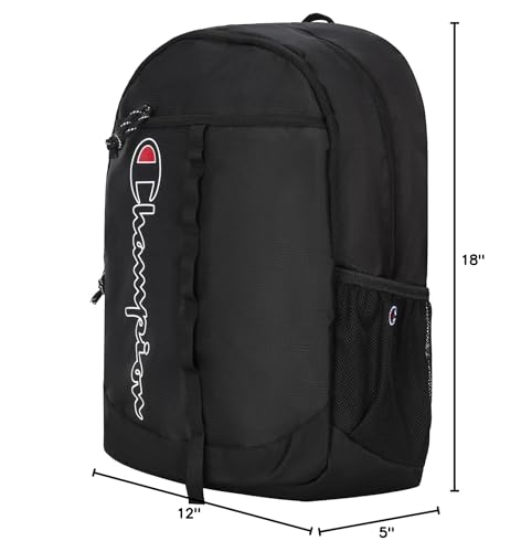 Champion Advocate Backpack, Pitch Black, One Size - color: Pitch Black