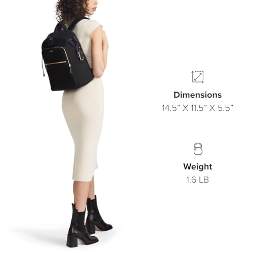 Tumi Unisex Halsey Backpack, Indigo/Light Gold, One Size - color: Indigo/Light Gold