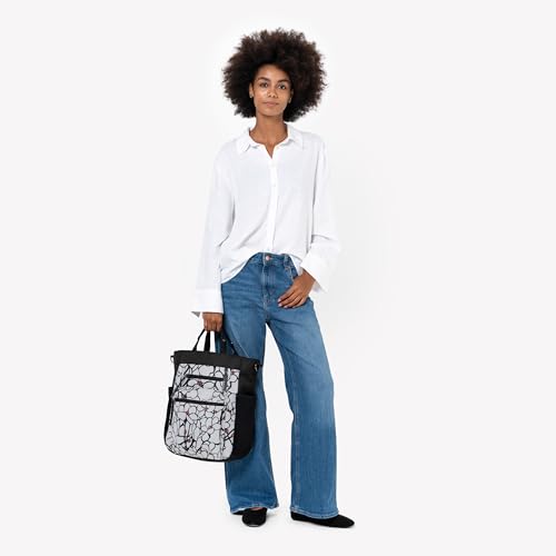 Sherpani Soleil, Anti Theft Convertible Backpack, 3 in 1 Tote, Crossbody Purse, 18L Travel Bag, Fits 13” Laptop (Sakura) - color: Sakura