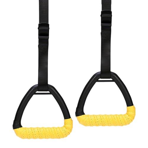 Workout Rings - with Adjustable Straps | Exercise Rings Adjustable Straps | for Fitness Strength Training Home Outdoor Garage Park School Adult Men - color: Style B