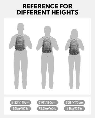WATERFLY Small Lightweight Packable Backpack: 15L Mini Ultra Light Foldable Travel Daypack with Breathable Shoulder Strap Outdoor Hiking Camping Day Pack for Women Men Gray - color: Grey