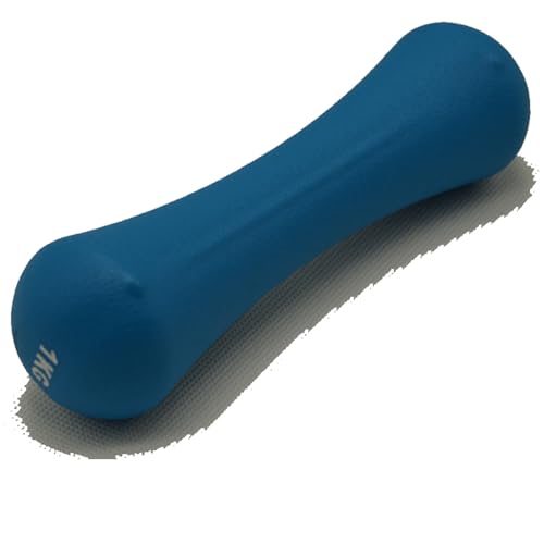 Pairs 2x Weights Dumbbells Set Women - Born Shaped Neoprene Hand Weights for Women and Men - Ideal for Home Gym Fitness Weight Training Pilates 1+1kg 2.2+2.2 Pound Dumbbell Color Blue s5a