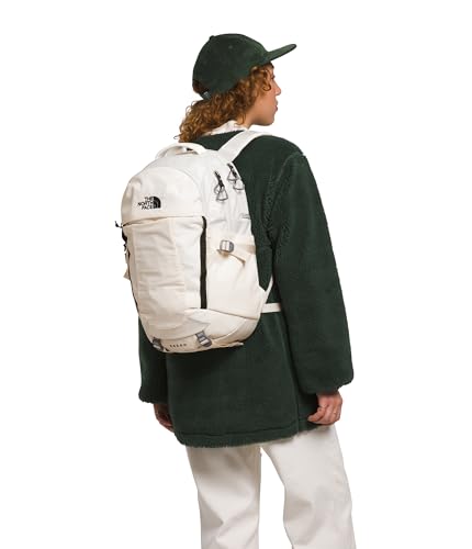 The North Face Women's Recon Everyday Laptop Backpack - Commuter Travel Bag, 18" Laptop Sleeve, Water-Repellent, Gardenia White/TNF Black-NPF, One Size - color: Gardenia White/Tnf Black-npf