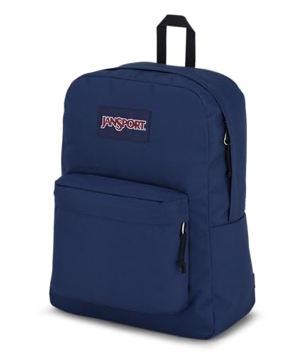 JanSport Superbreak Backpack - Durable, Lightweight Premium Backpack, Navy - color: Navy