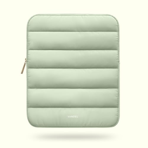 Vandel Puffy iPad Sleeve 11 Inch, Tablet Sleeve, iPad Bag, Tablet Pouch - color: h. Sage Green, size: 9-11 Inch