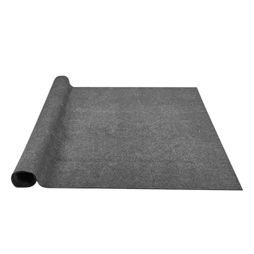 VEVOR Rug Pad 1/2" Thick 72" x 48", Area Rug Pad Dual Surface Protective Cushioning Carpet Pad, Polyester Felt + Latex, 1-2㎡ Area Carpet Padding Rug Cushion for All Floors(Without Slip Resistance) - size: 4' x 6' (Rectangular)
