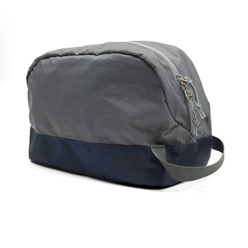 Travel Toiletry Bag 5L, Compact Travel Organizer with Waterproof TPU Wet/Dry Compartment - color: Ash Grey, size: 5L