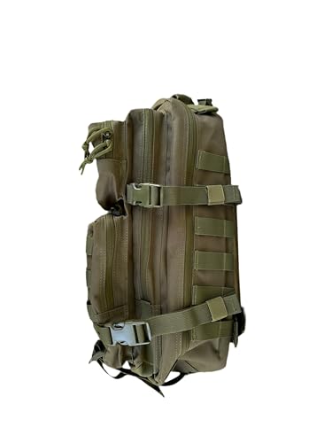 40L Tactical Backpack – 900D/1000D Molle Assault Pack, 3-Day Survival, Hiking, Camping, Travel Gear Ranger Green - color: Ranger Green