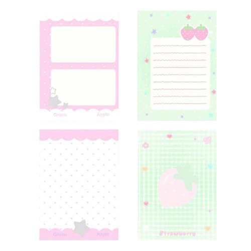 Cute Binder | M5 6-Hole Transparent Cute Binder,School Note Supplies | for School Home Study Work Business Travel Daily Weekly Monthly Filing Desk Backpack Purse Tote