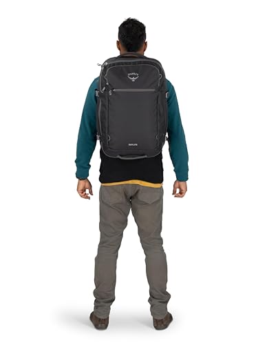 Osprey Daylite 44L Carry-On Travel Pack - Lightweight, Durable Backpack with Streamlined Design - Versatile, Spacious Bag for Weekend Trips or Business, Blue Spikemoss/Alkaline - color: Blue Spikemoss/Alkaline
