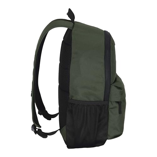 Fox Racing Clean Up Backpack, Slim Everyday School & Street Bag with Laptop Sleeve, Water Bottle Pocket & Adjustable Straps, Dark Sage Green - color: Dark Sage Green
