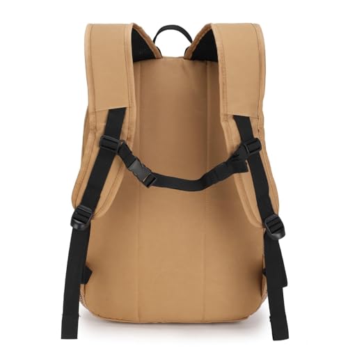 HEAD 30L Waterproof Drone String Travel Backpack for Men, Lightweight Laptop Backpack Fits 15.6 inch Notebook, Casual Daypack Carry On Backpack for College/Gym/Outdoor/Daily Use/Commute, TSA Friendly - color: Khaki