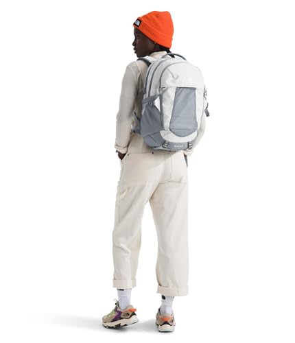 The North Face Women's Recon Everyday Laptop Backpack - Commuter Travel Bag, 18" Laptop Sleeve, Water-Repellent, TNF White Metallic Mélange/Mid Grey-NPF, One Size - color: Tnf White Metallic Mélange/Mid Grey-npf