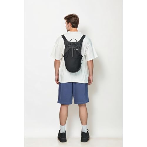 Ultra Lightweight Foldable Backpack,Water Resistant Small Packable Hiking Daypack Outdoor Camping Travel Bag - color: Black, size: 15l