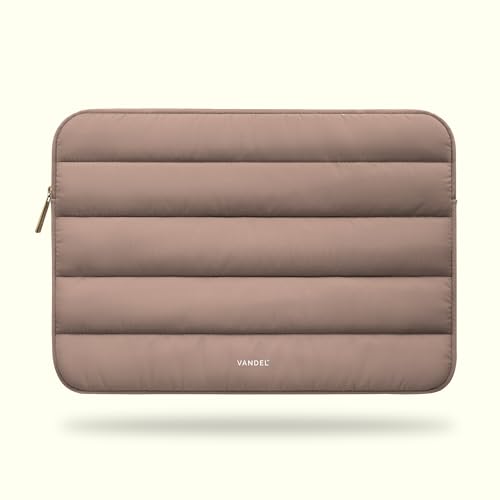Vandel The Original Puffy Laptop Sleeve Case, 13-14 inch Laptop Sleeve Bag Case 13.3 Inch, Compatible with MacBook Air 13, Pro 14/13 iPad Pro 12.9, HP Dell ASUS, Computer Bag Cover - color: d. Latte, size: 13-14 Inch