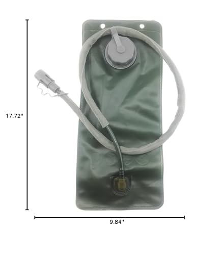 Hydration Backpack with 3L Water Bladder for Hiking and Climbing - color: Acu Camo