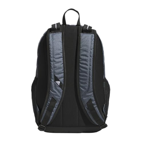 adidas Prime 7 Backpack for Laptop, School and Travel, 37L - color: Twill Onix Grey/Black/White/2