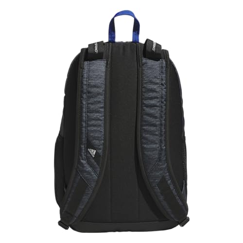 adidas Prime 7 Backpack for Laptop, School and Travel, 37L - color: Two Tone Black/Team Royal Blue/2