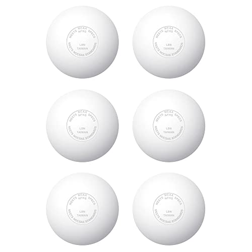 Champro Lacrosse Balls - color: WHITE, size: 6 Pack