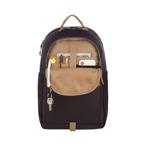 Eddie Bauer University Backpack 26L | Everyday Carry | Work | Travel | Commuter | Padded Laptop Sleeve | Stretch Bottle Pockets | Lightweight | Durable - Black - color: University - Black, size: 26L