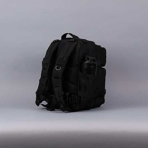WOLFpak 35L Tactical Gym Backpack (Nightshade) Durable 1000D Waterproof Oxford Material with MOLLE Webbing, Laptop Pocket & Dual Cup Holders, Durable Fitness/Travel/Military Daypack - color: Nightshade Edition