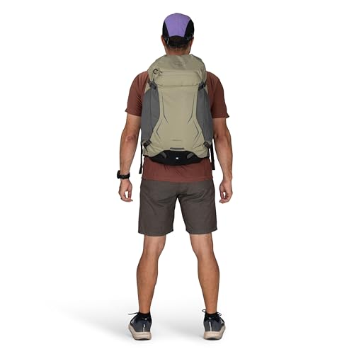 Osprey Hikelite 32L Durable Hiking Backpack - Travel Daypack with Rain Cover for Men and Women, Tungsten Yellow - color: Tungsten Yellow, style: 32l