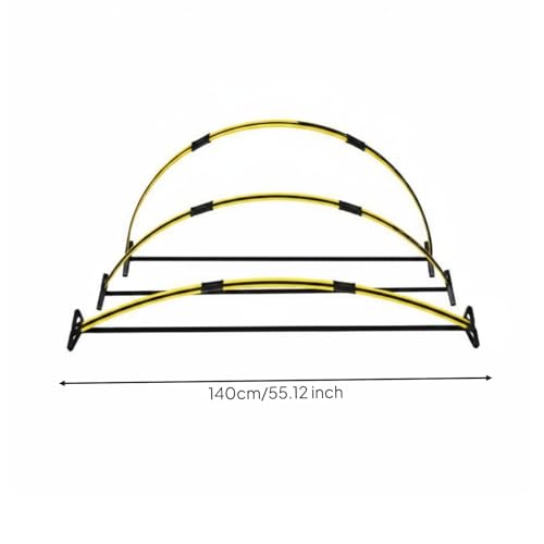 -Back Hurdle Simple-Arch to Set up Adjustable Agility Hurdle for Athletes, Speed Training - style: Advanced Model Hurdle Set A 3 Sections/3 Pieces