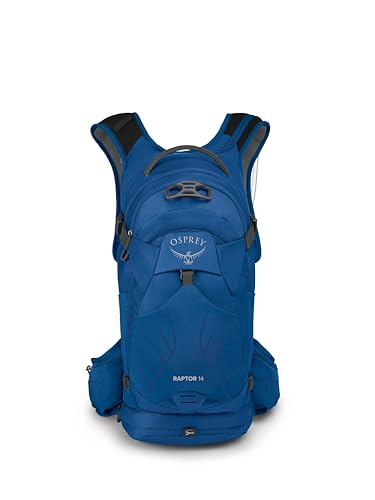 Osprey Raptor 10L Men's Biking Backpack with Hydraulics Reservoir - color: Postal Blue, style: 14L
