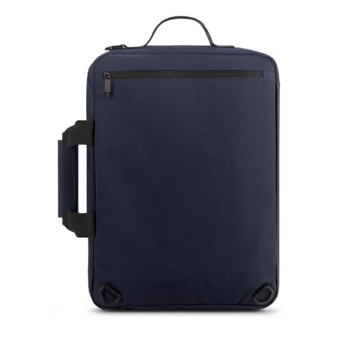 Solo New York Hybrid Briefcase Backpack - Laptop Carrying Bag for Women & Men, Fits 15.6" Computer, Adjustable - Duane, Black - color: Navy