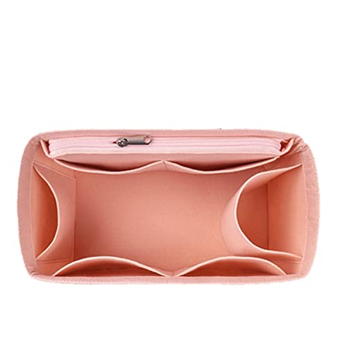 Lckaey purse backpack organizer for le pliage knapsack Felt Bag insert Multi Pocket 1013pink - color: pink