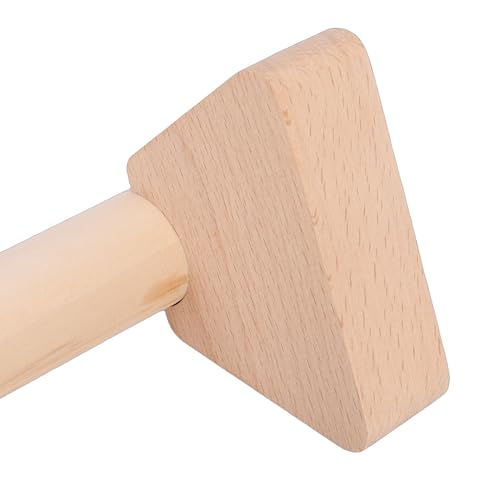 2Pcs Beech Wood Push Up Bars, Versatile Design for Inverted Push Ups Parallel Bar Support Balance Beam, with Anti Slip Hand Rubbers, for Home Workout Training - size: 20cm